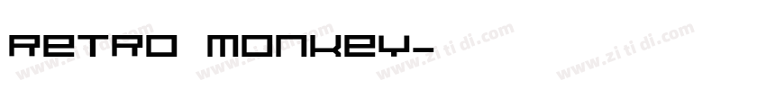 Retro Monkey字体转换